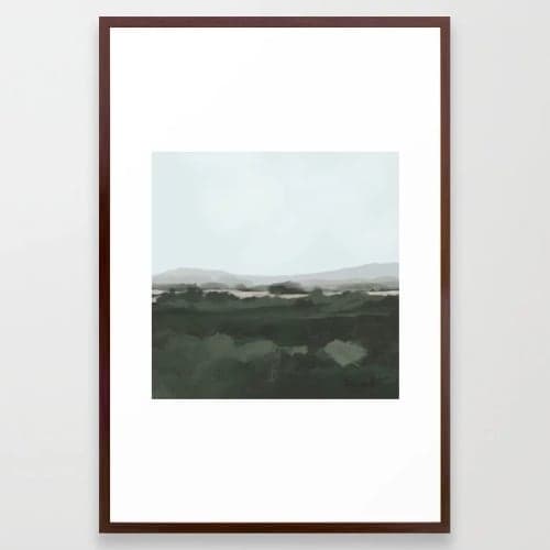 Meadows Framed Art Print with frame 24" x 36" image