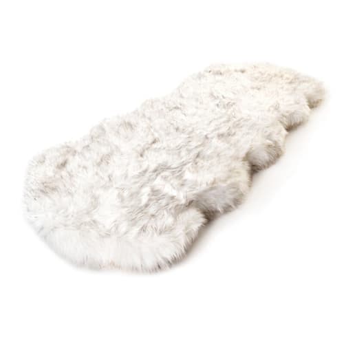 Pretor Puprug Runner Faux Fur Memory Foam Dog Curve Mat image