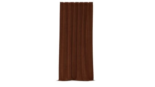 VELVET COPPER CURTAIN PANEL image