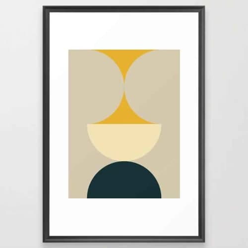 Mid Century 31B Art Print with Frame-24"x36" image
