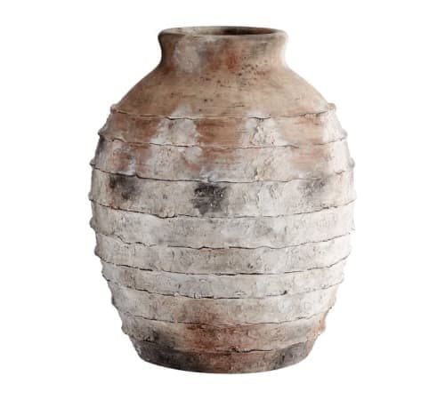 Artisan Hand Painted Earthenware Vases image