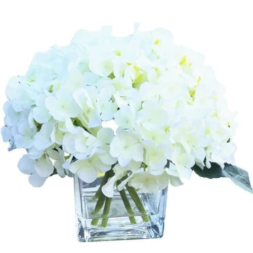 Hydrangea Floral Arrangement in Vase image