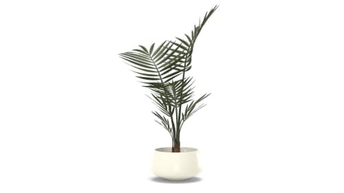 Artificial Potted Palm Green image