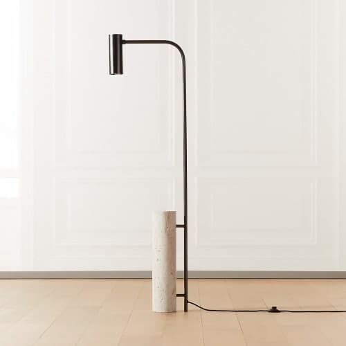 MAESTRO TRAVERTINE FLOOR LAMP image