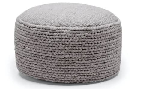 Hira Metal Gray 30" Ottoman image