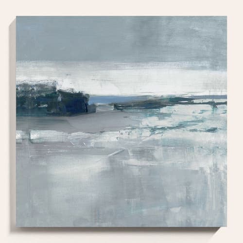 Horizon in Blue Abstract Art image