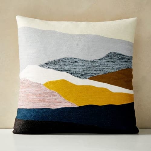 Textured Landscape Pillow Cover-20''x20'' image