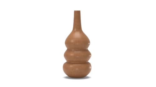 Crackle Glazed Ceramic Tall Totem Vases image