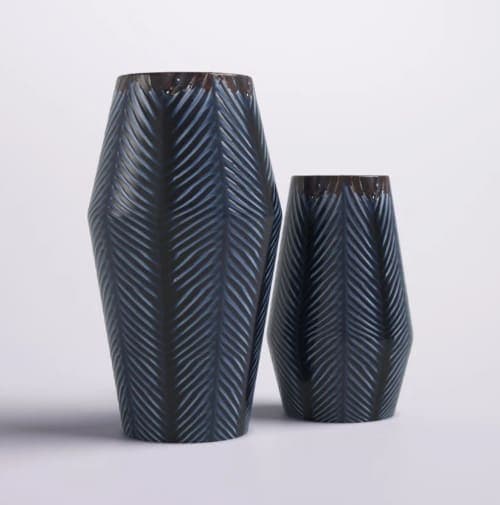 2 Piece Duren Ceramic Table Vase Set Small image