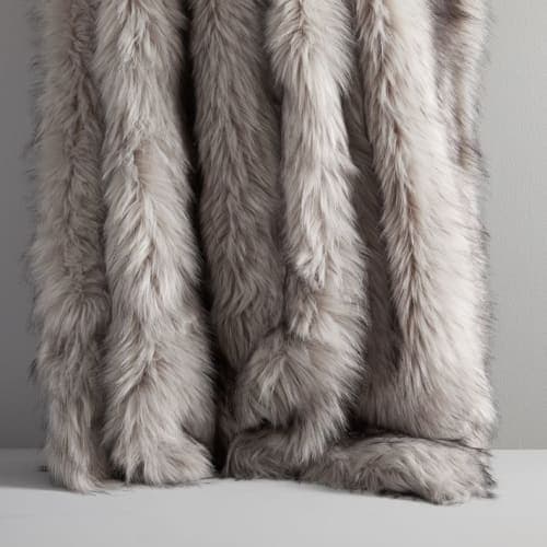 Faux Fur Brushed Tips Throw image