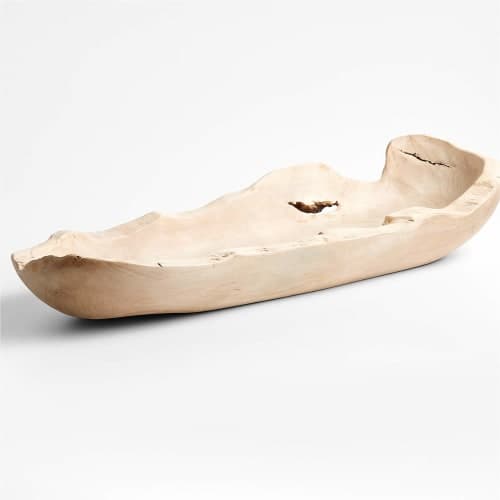 Cosimo Oversized Teak Wood Centerpiece Bowl image