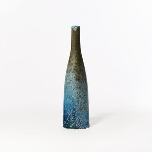 Reactive Glaze Ceramic Vases Ocean medium bottle image