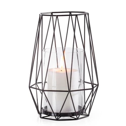 Diamond Deco Metal Candle Hurricane image