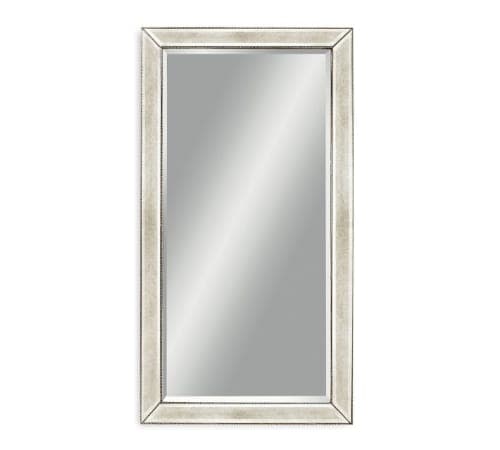 Beveled Glass Beaded Rectangular Mirror Large  image