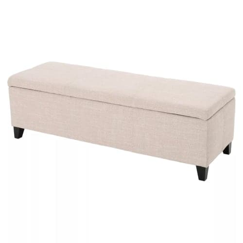 Lucinda Fabric Storage Ottoman Bench image