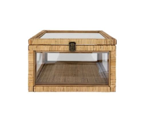 Rattan and Glass Box image