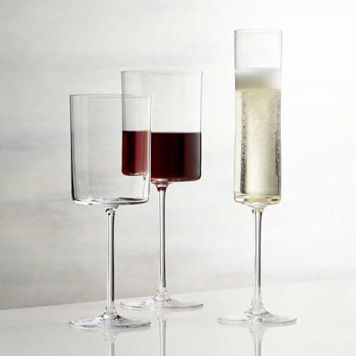 Edge Wine Glass White image