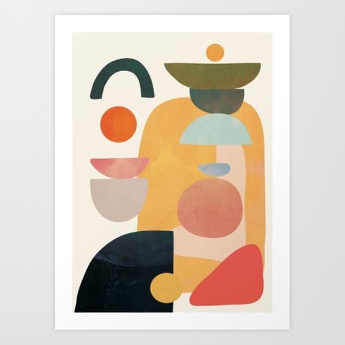 Modern Abstract Art Art Print image