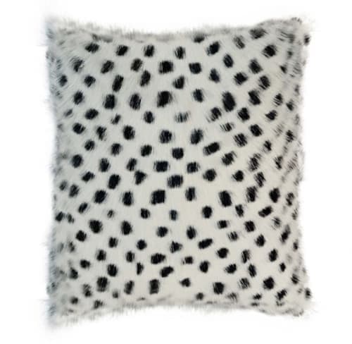 Dotts Goatskin Pillow With Insert image
