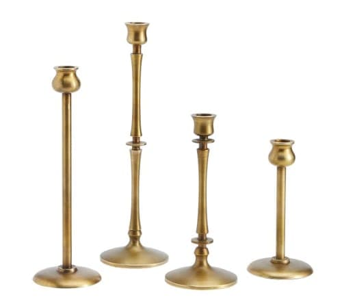 Booker Candlesticks - Brass - Set of 4 image