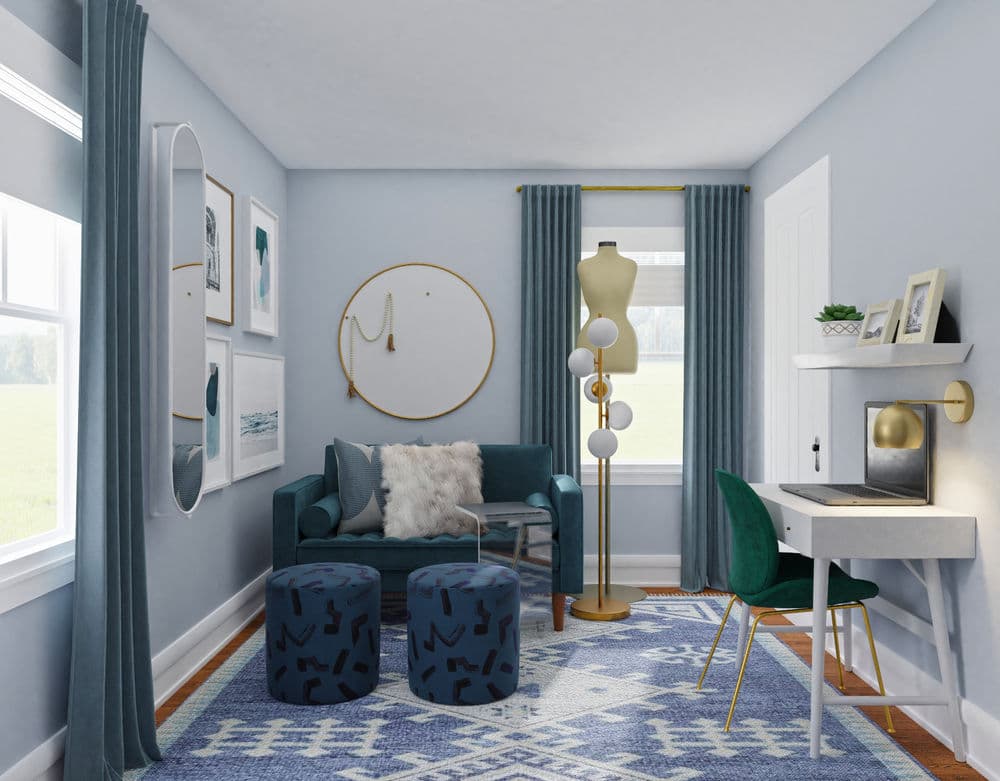 Youthful Home Office with Modern Elegance Gallery, Image 1