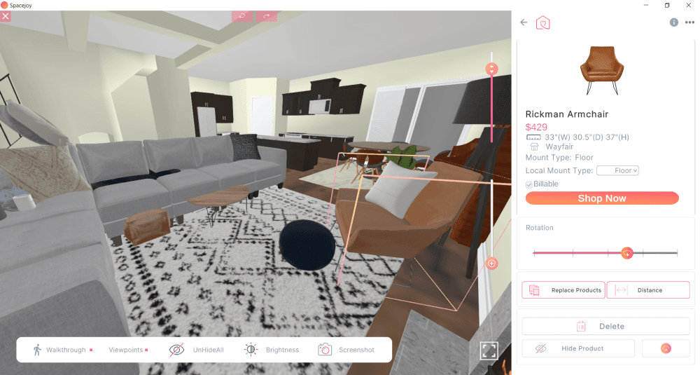 Using the Spacejoy App to Experience Designs in 3D Gallery, Image 1