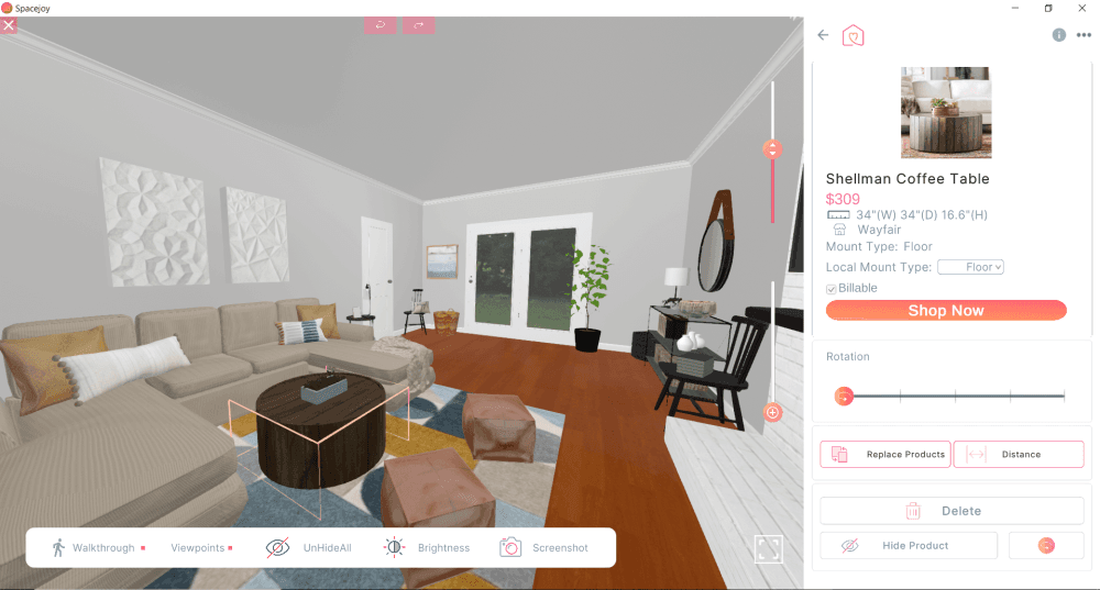 Using the Spacejoy App to Experience Designs in 3D Gallery, Image 1