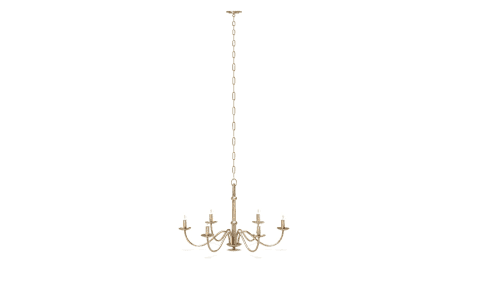 6 Light Candle Style Traditional Chandelier image